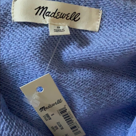 Madewell Bubble-Sleeve Hoodie Crop Sweatshirt - Picture 11 of 12